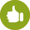 positive review count icon